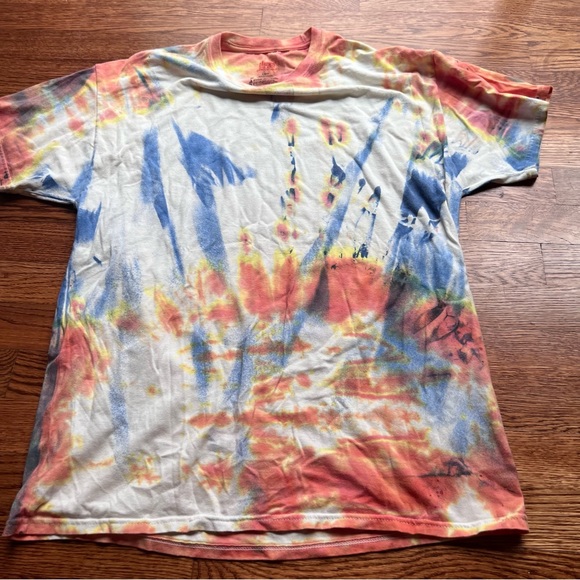 HANES TIE-DIE MEN’S SHORT SLEEVE TEE-SHIRT- SIZE LARGE - Picture 2 of 6